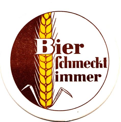bamberg ba-by brauereimuseum 1b (rund215-bier schmeckt-braungelb)